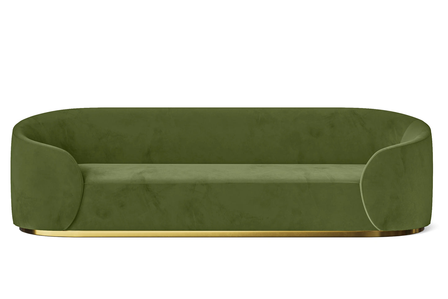 Livorno 4 Seater Sofa Lime Velvet