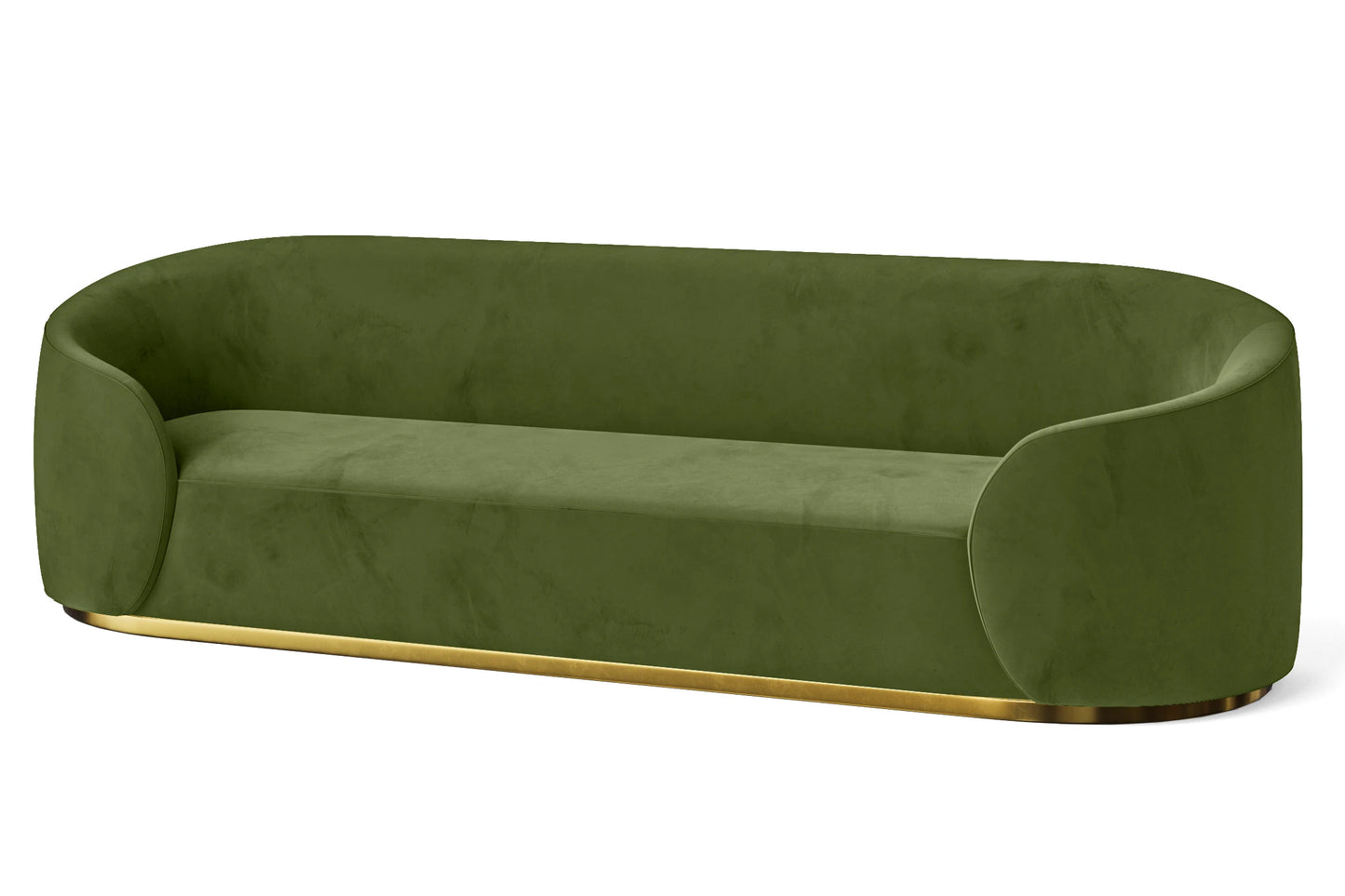 Livorno 4 Seater Sofa Lime Velvet