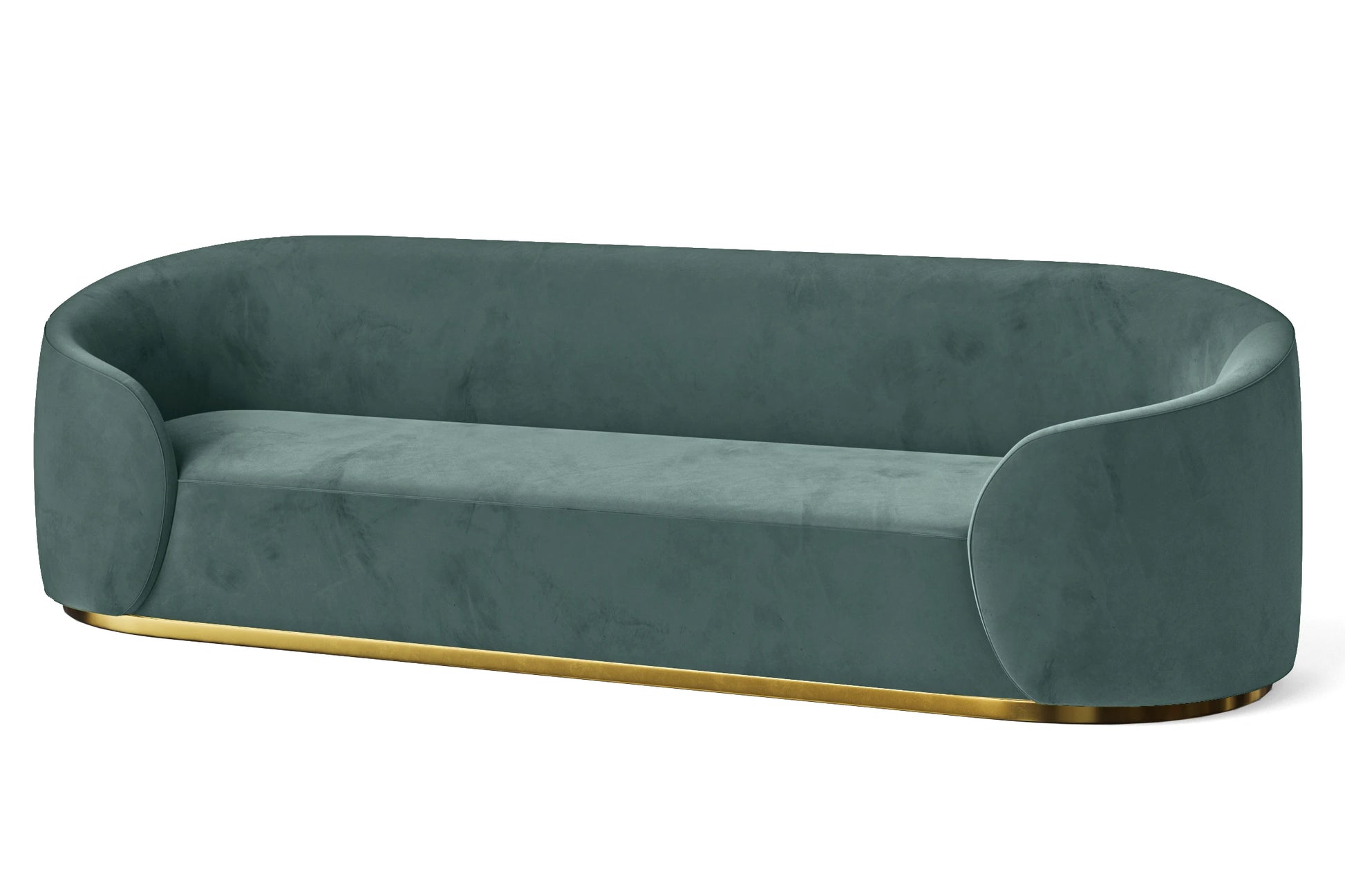 Livorno 4 Seater Sofa Teal Velvet