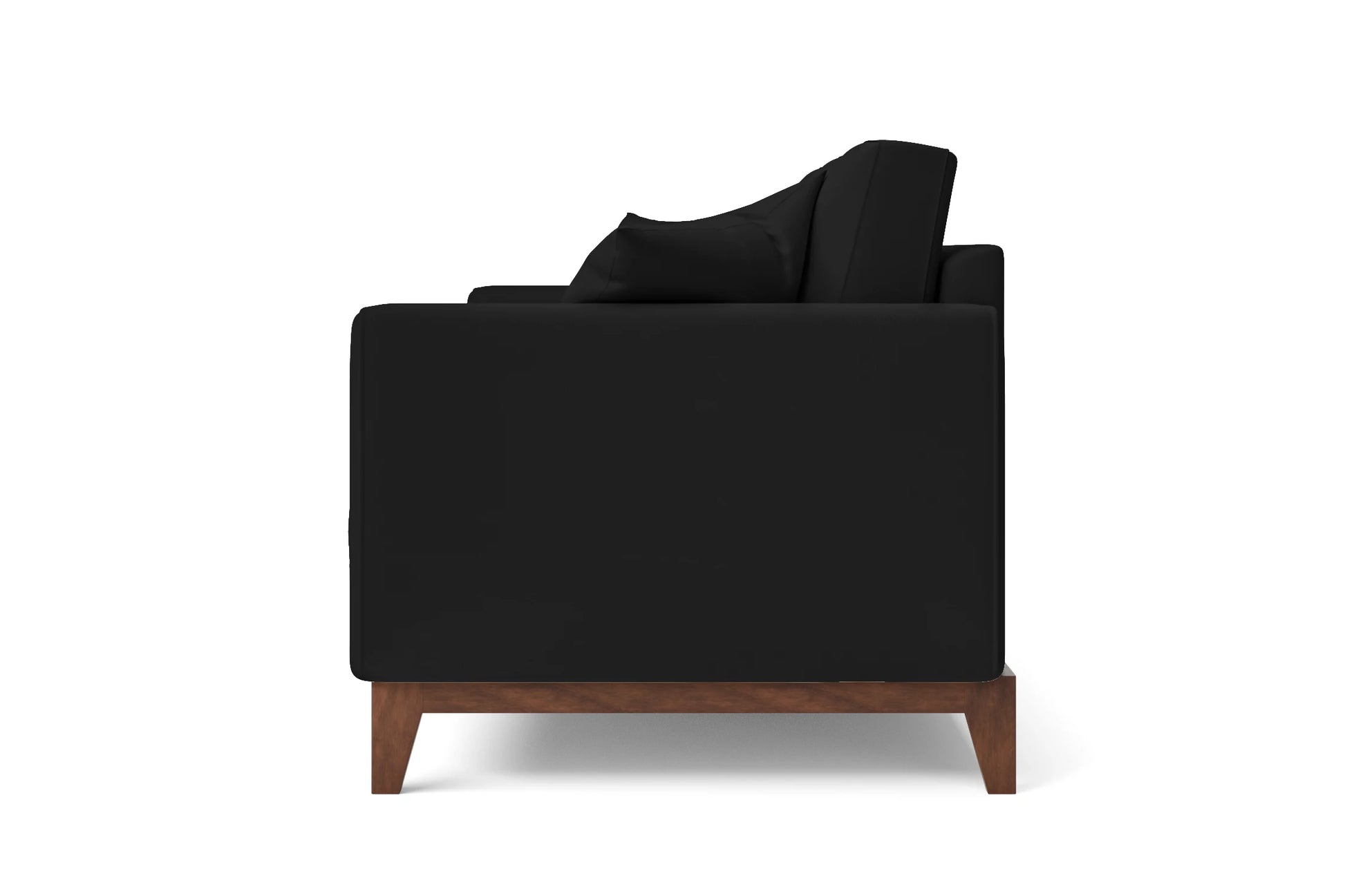 Lucca Armchair Black Leather