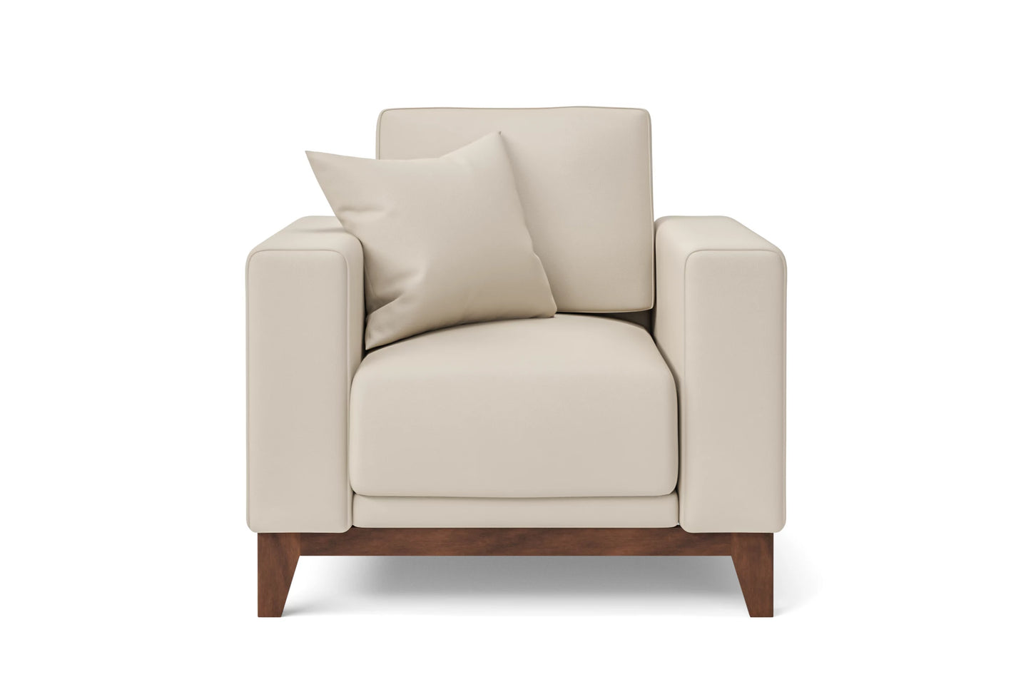 Lucca Armchair Cream Leather