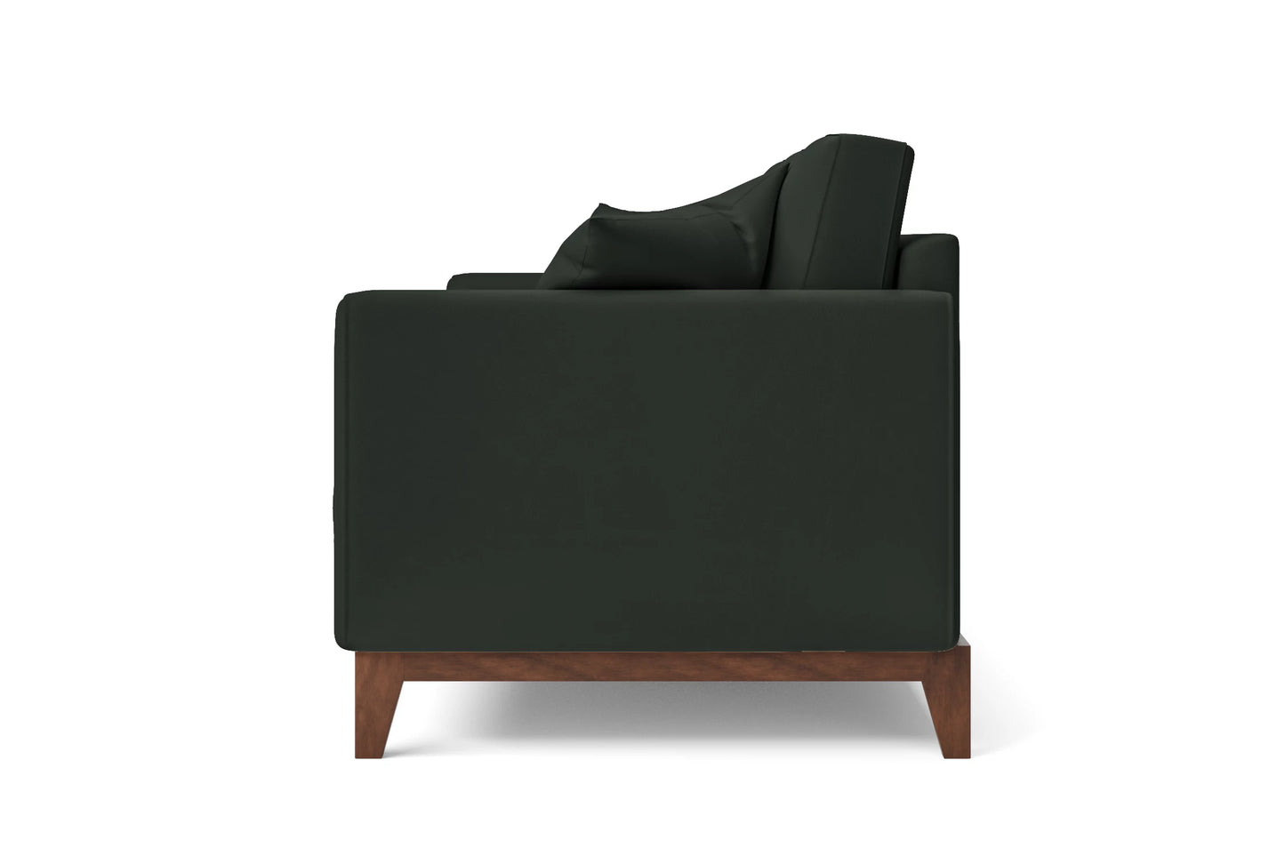 Lucca Armchair Green Leather