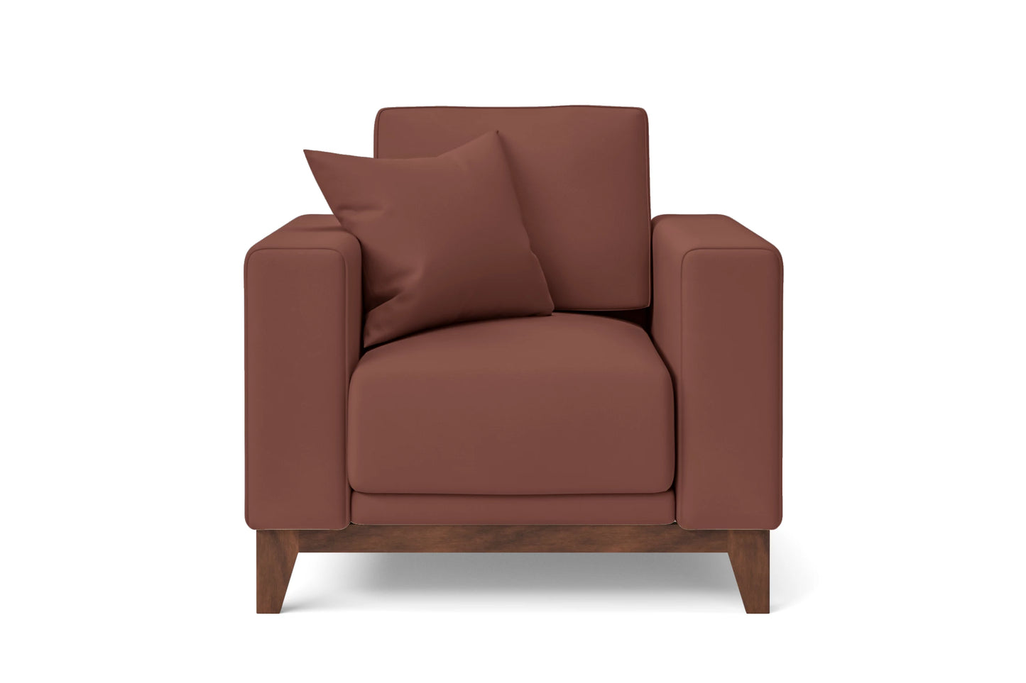 Lucca Armchair Mauve Leather