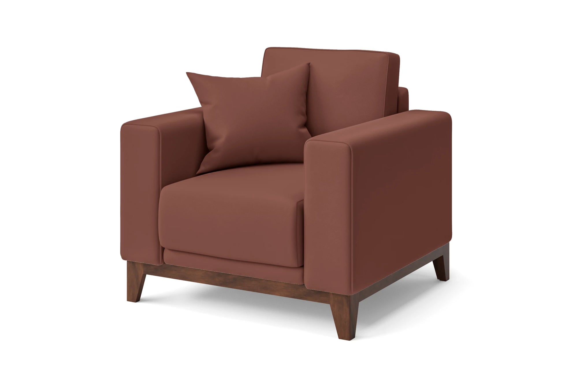 Lucca Armchair Mauve Leather