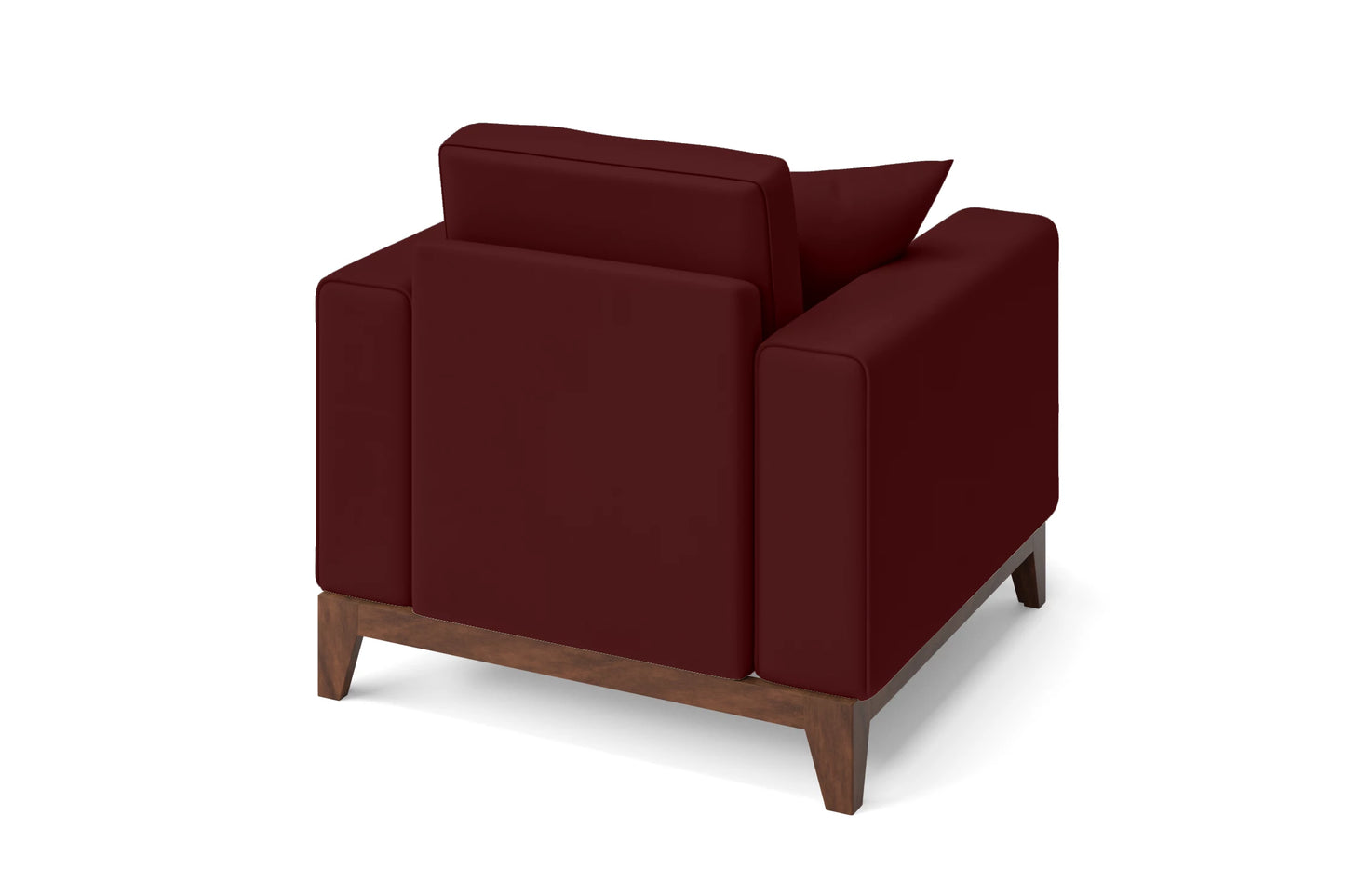 Lucca Armchair Red Leather