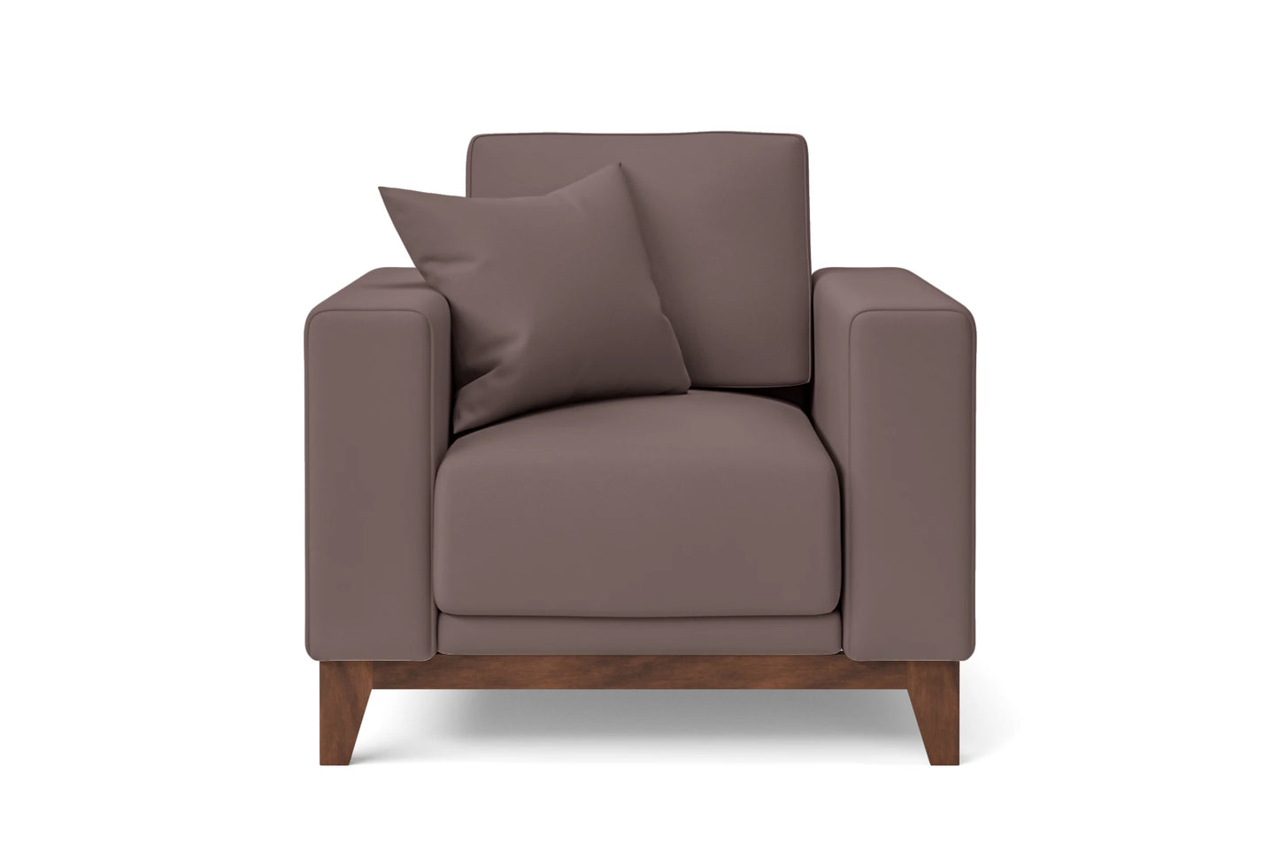 Lucca Armchair Rose Taupe Leather