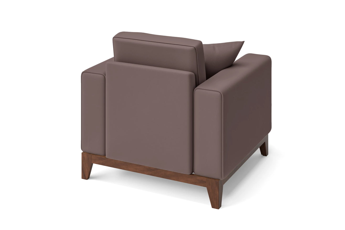 Lucca Armchair Rose Taupe Leather