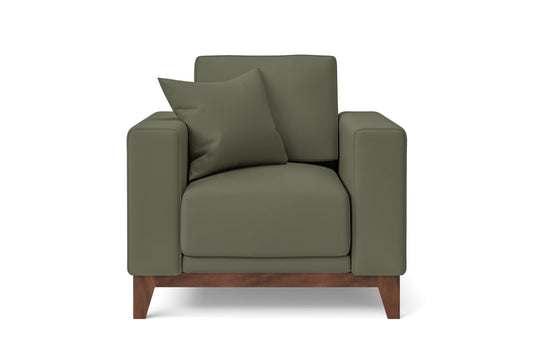 Lucca Armchair Sage Leather