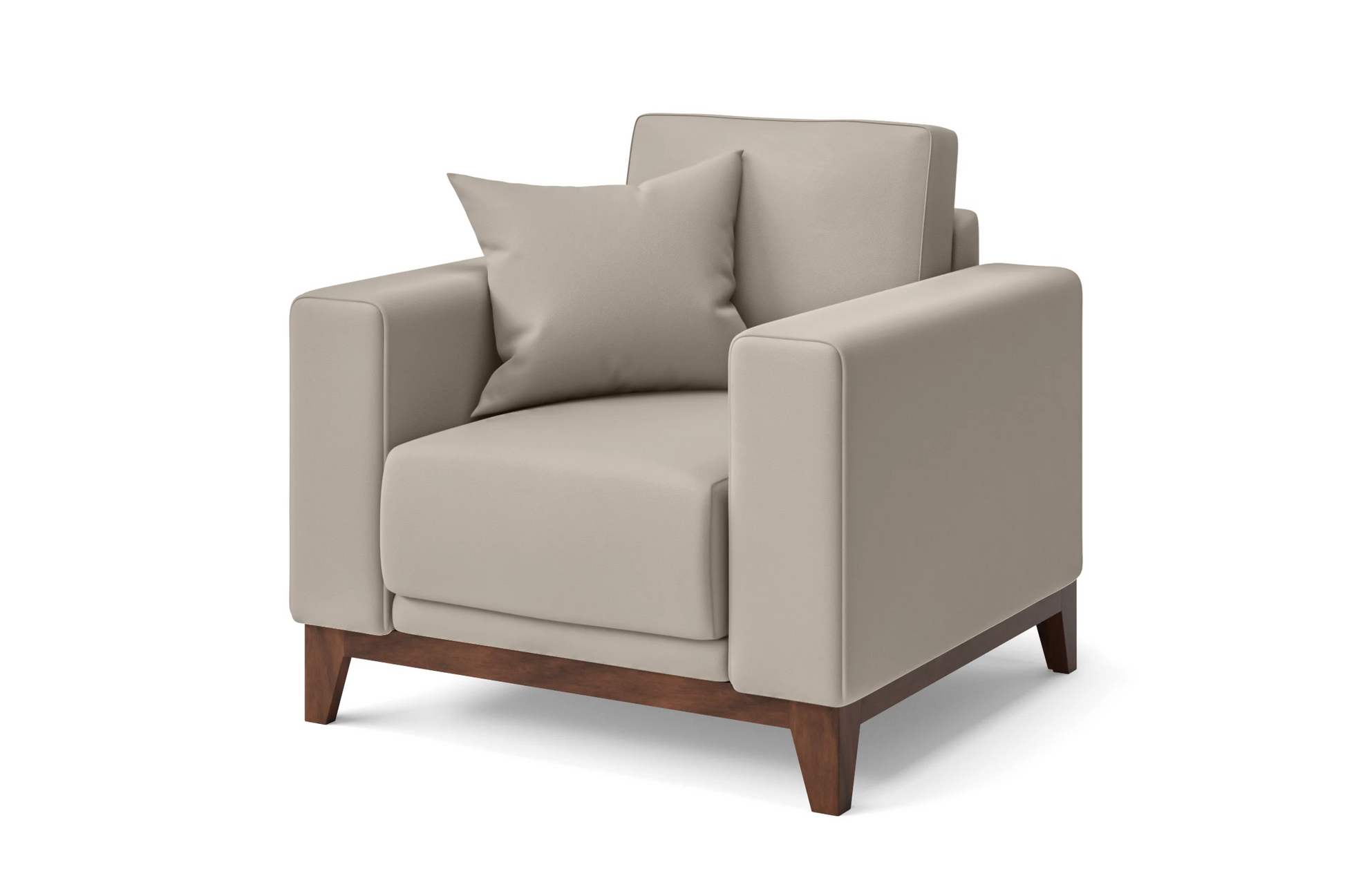 Lucca Armchair Sand Leather