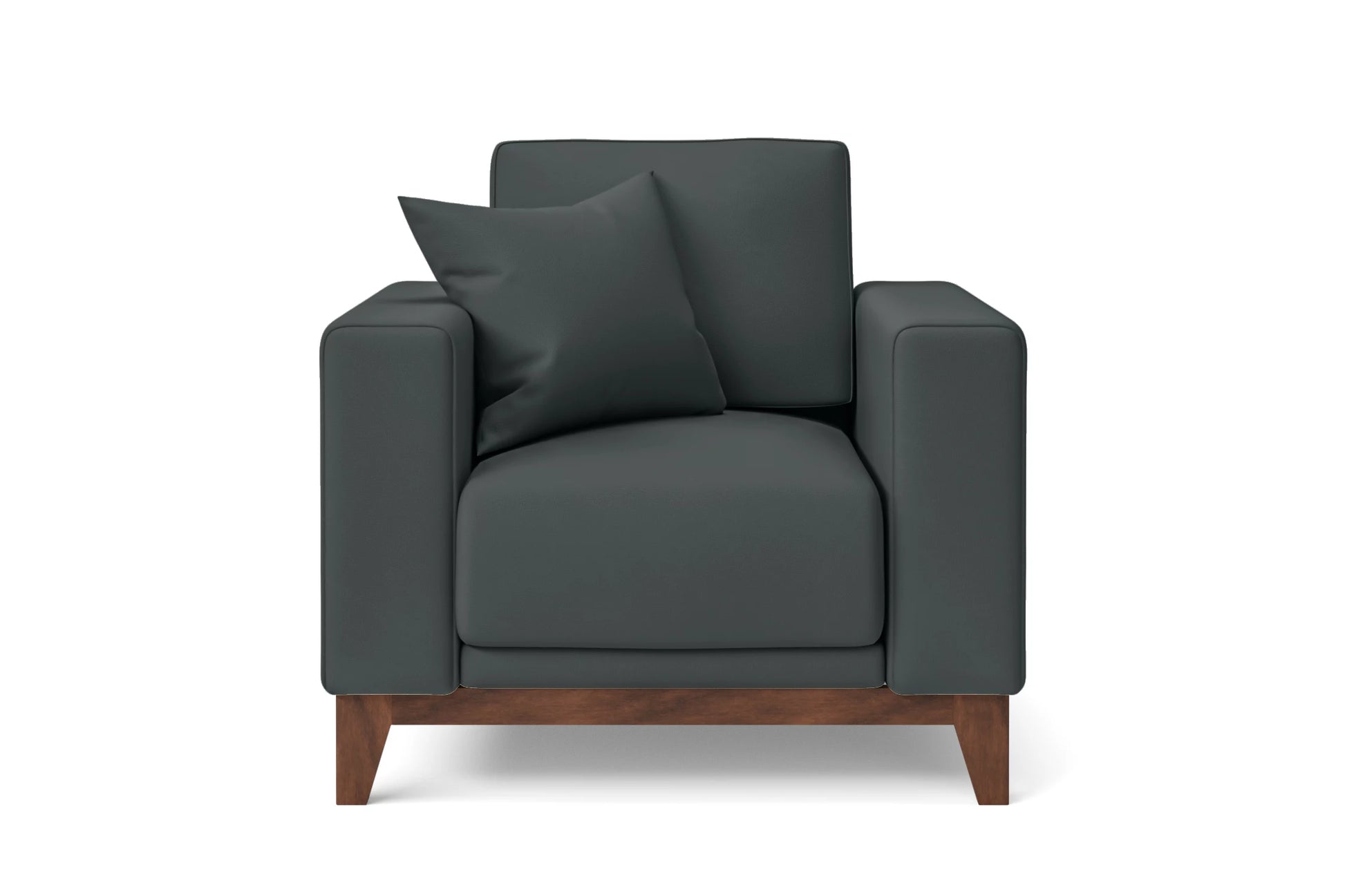 Lucca Armchair Slate Leather