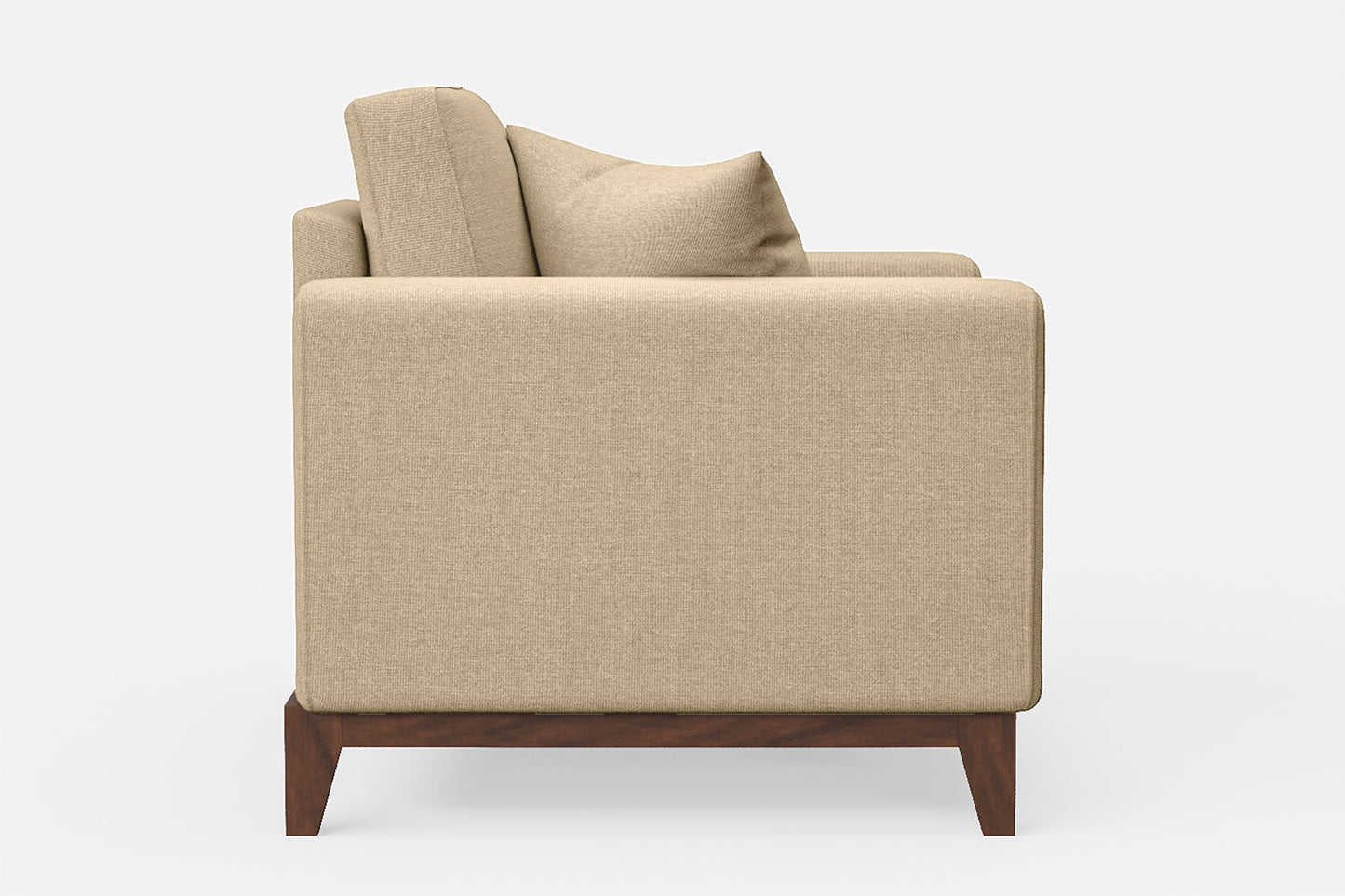 Lucca Armchair Beige Linen Fabric