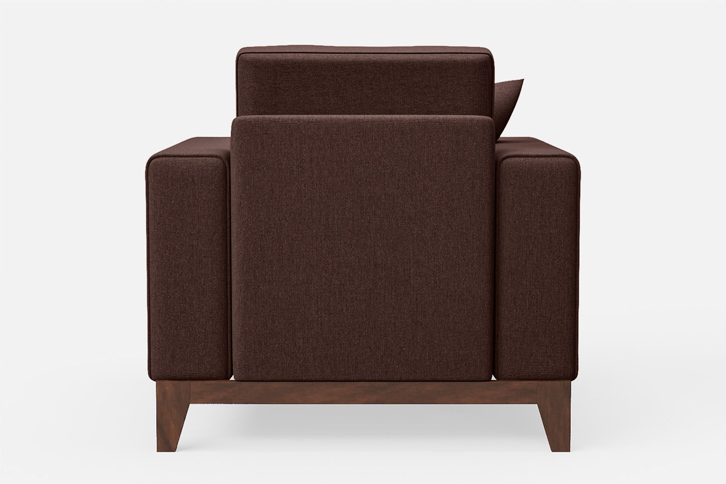 Lucca Armchair Coffee Brown Linen Fabric