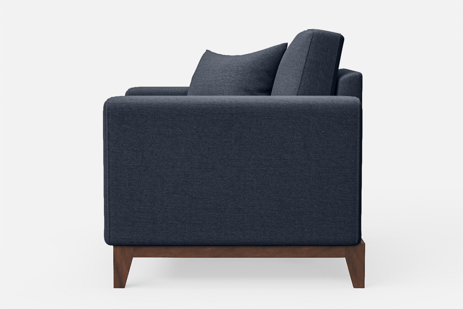 Lucca Armchair Dark Blue Linen Fabric