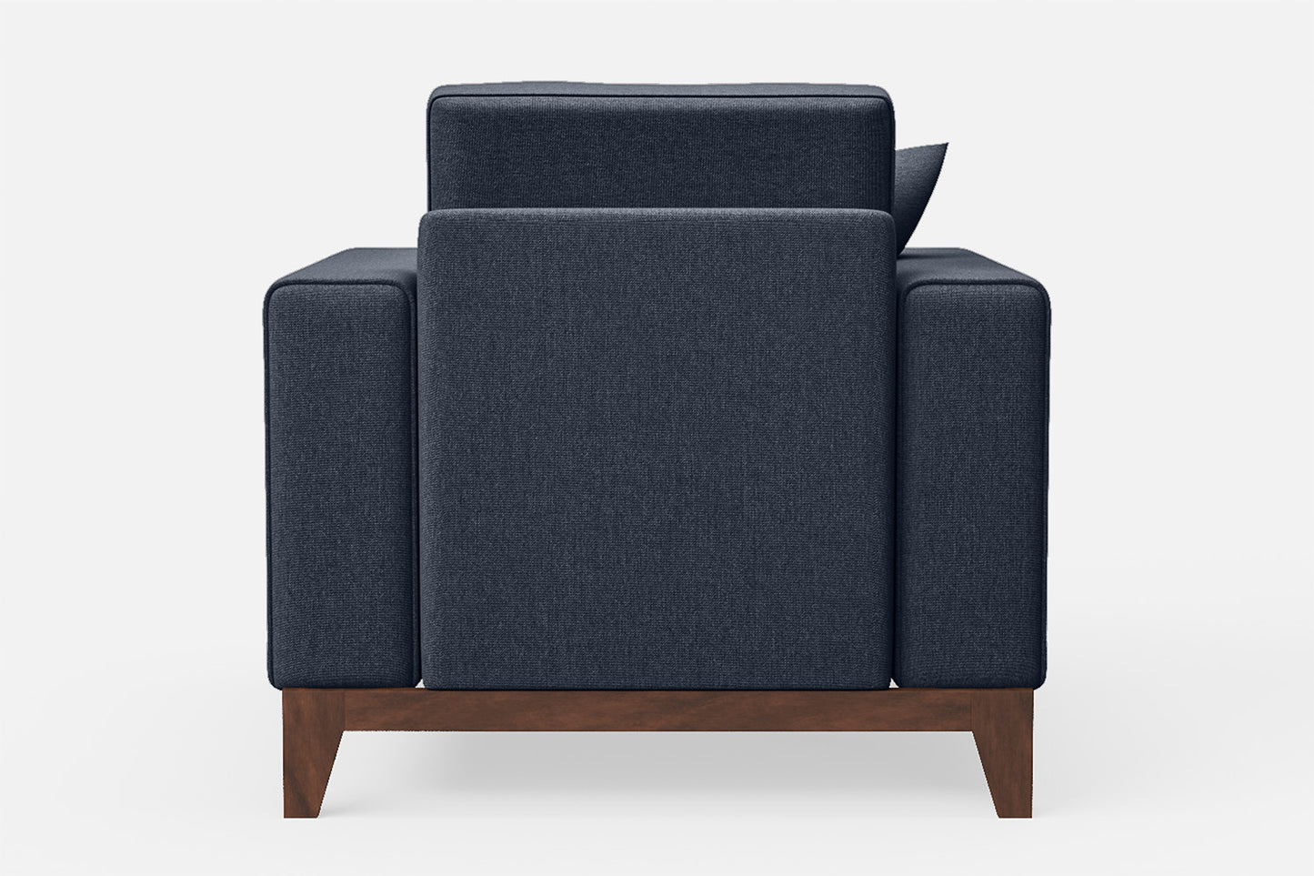 Lucca Armchair Dark Blue Linen Fabric