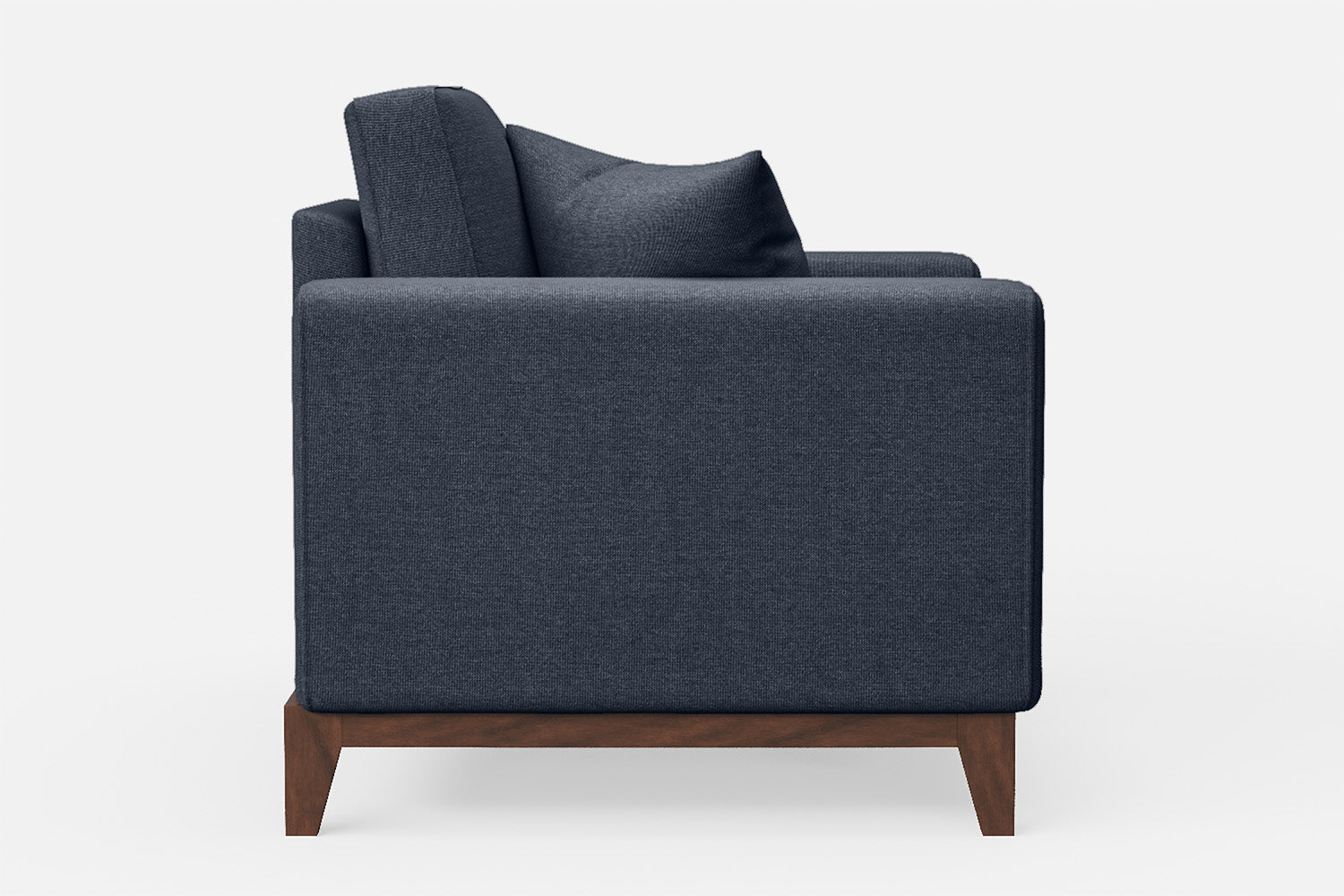 Lucca Armchair Dark Blue Linen Fabric