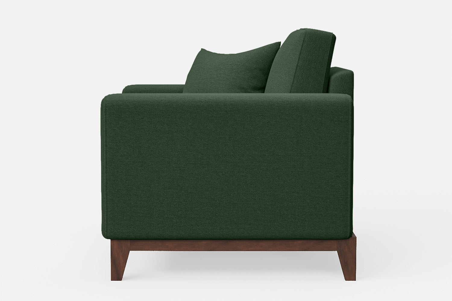 Lucca Armchair Forest Green Linen Fabric