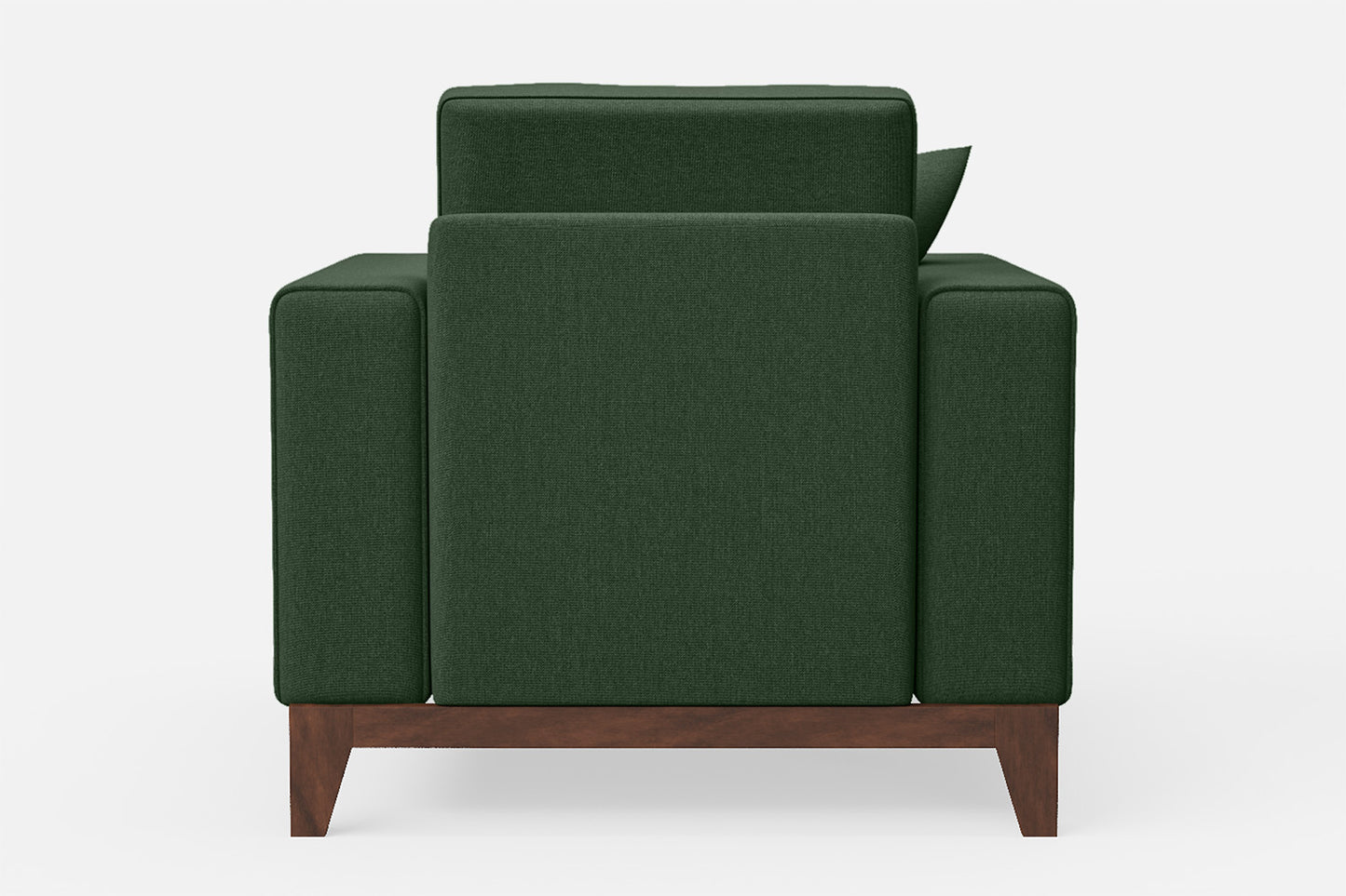 Lucca Armchair Forest Green Linen Fabric