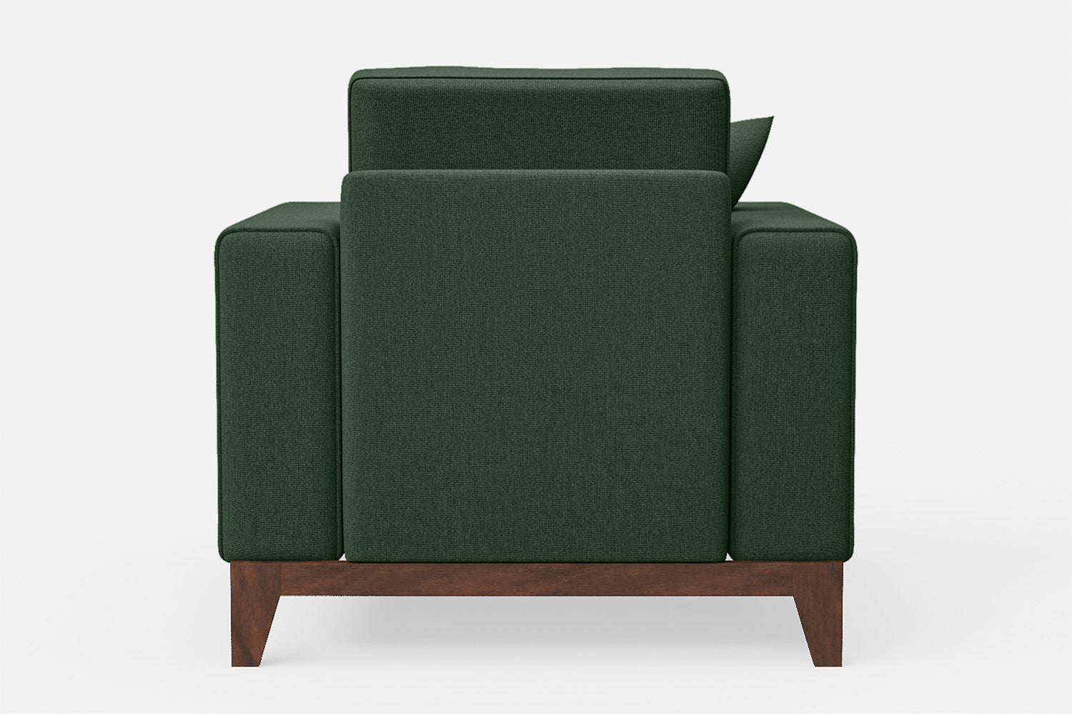 Lucca Armchair Forest Green Linen Fabric