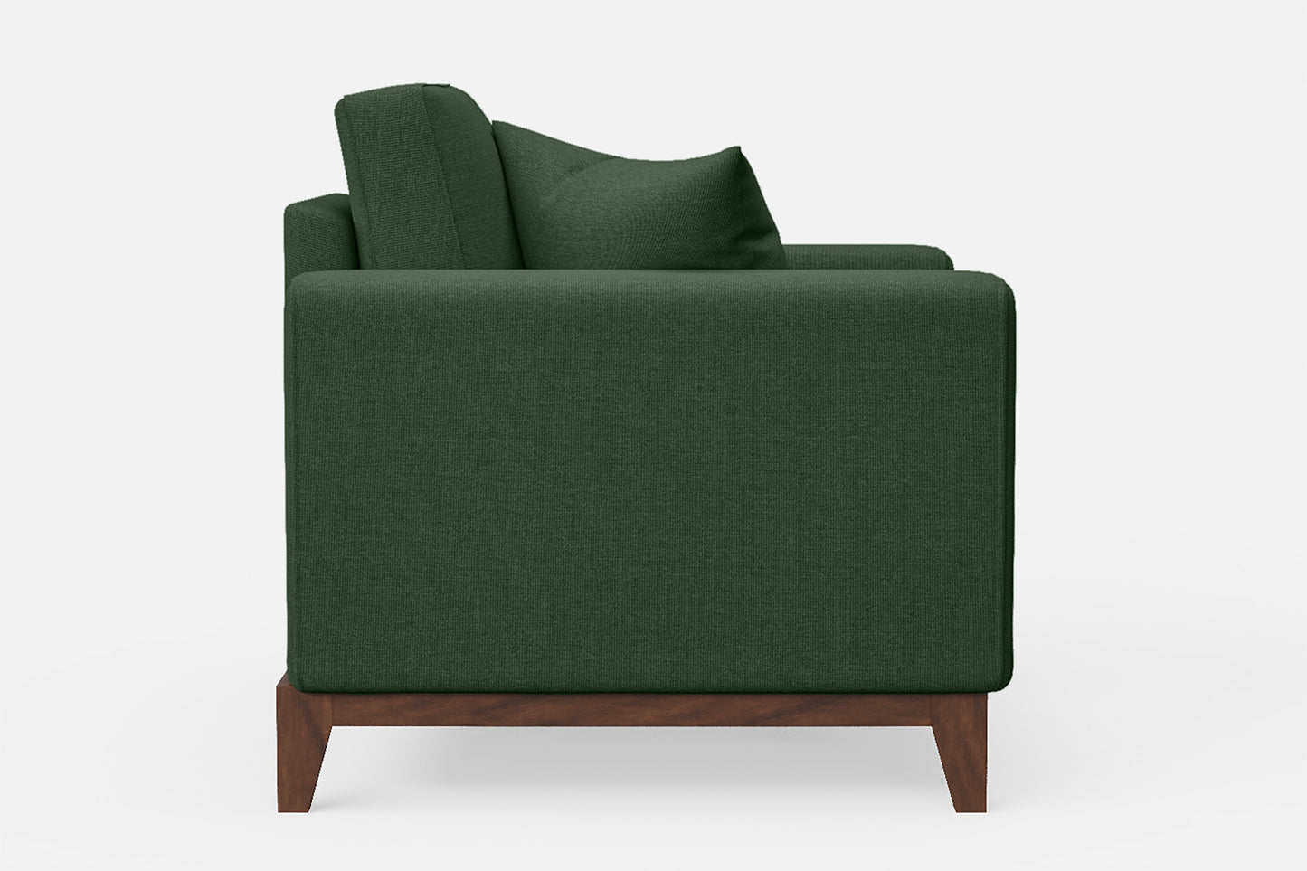 Lucca Armchair Forest Green Linen Fabric