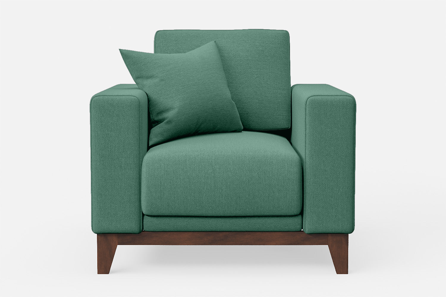 Lucca Armchair Mint Green Linen Fabric