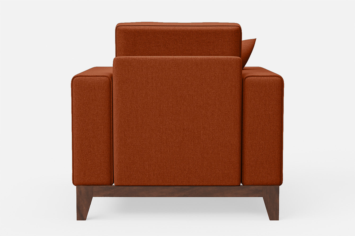 Lucca Armchair Orange Linen Fabric