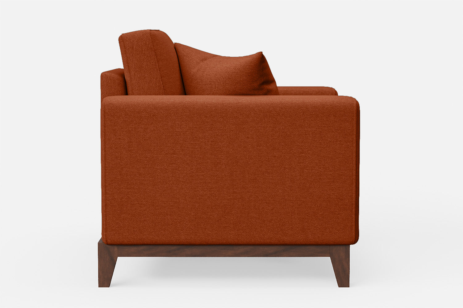 Lucca Armchair Orange Linen Fabric