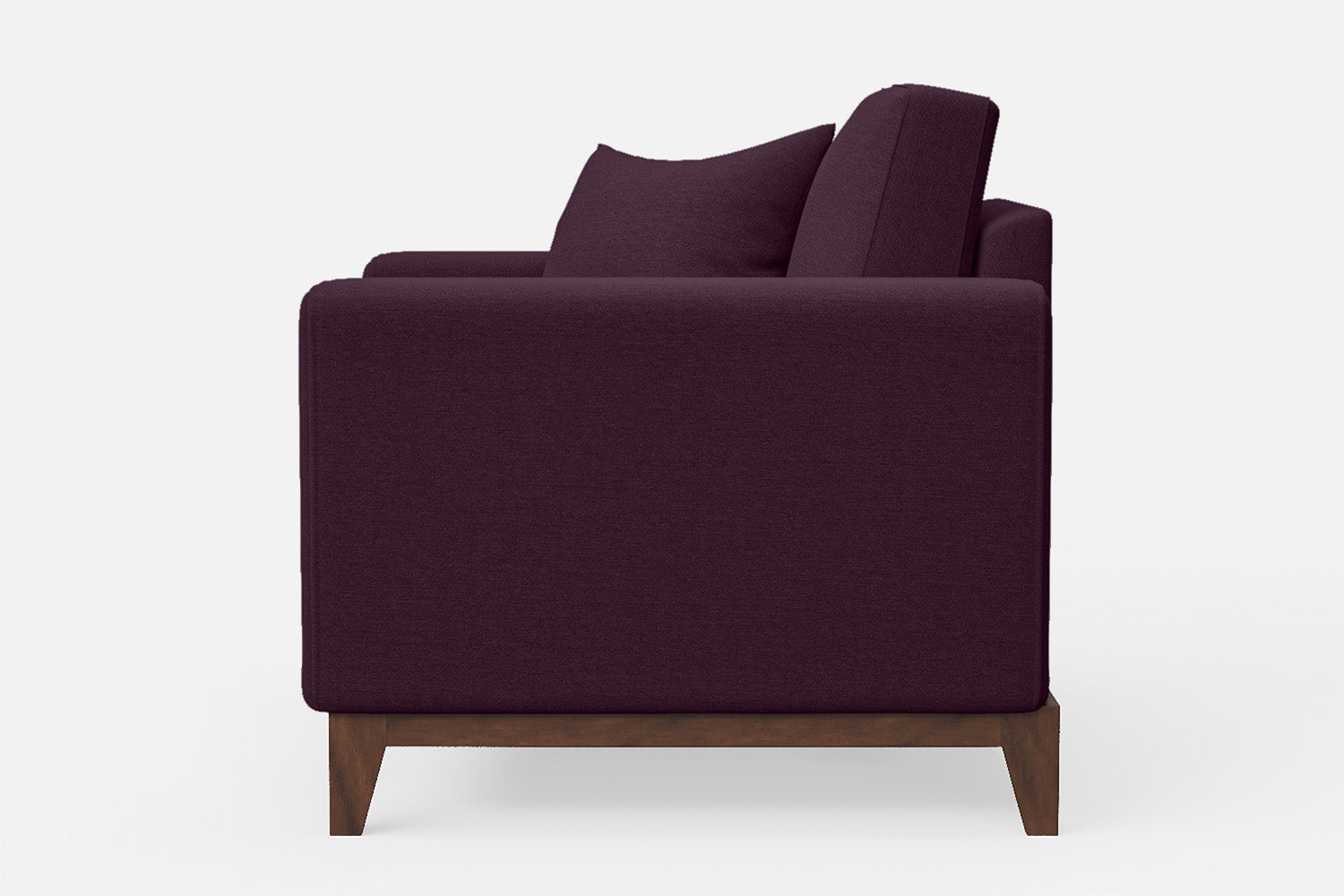 Lucca Armchair Purple Linen Fabric