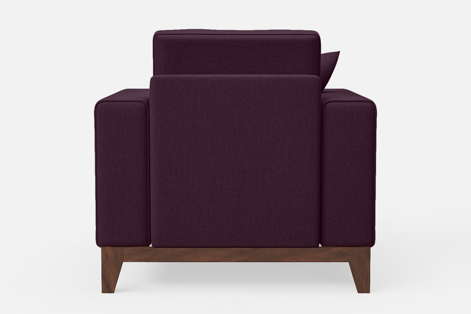 Lucca Armchair Purple Linen Fabric