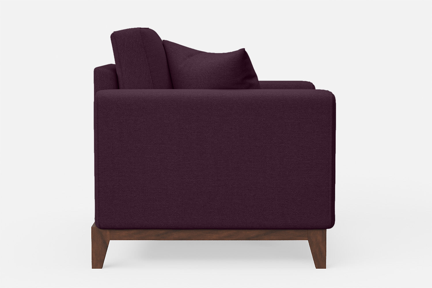 Lucca Armchair Purple Linen Fabric