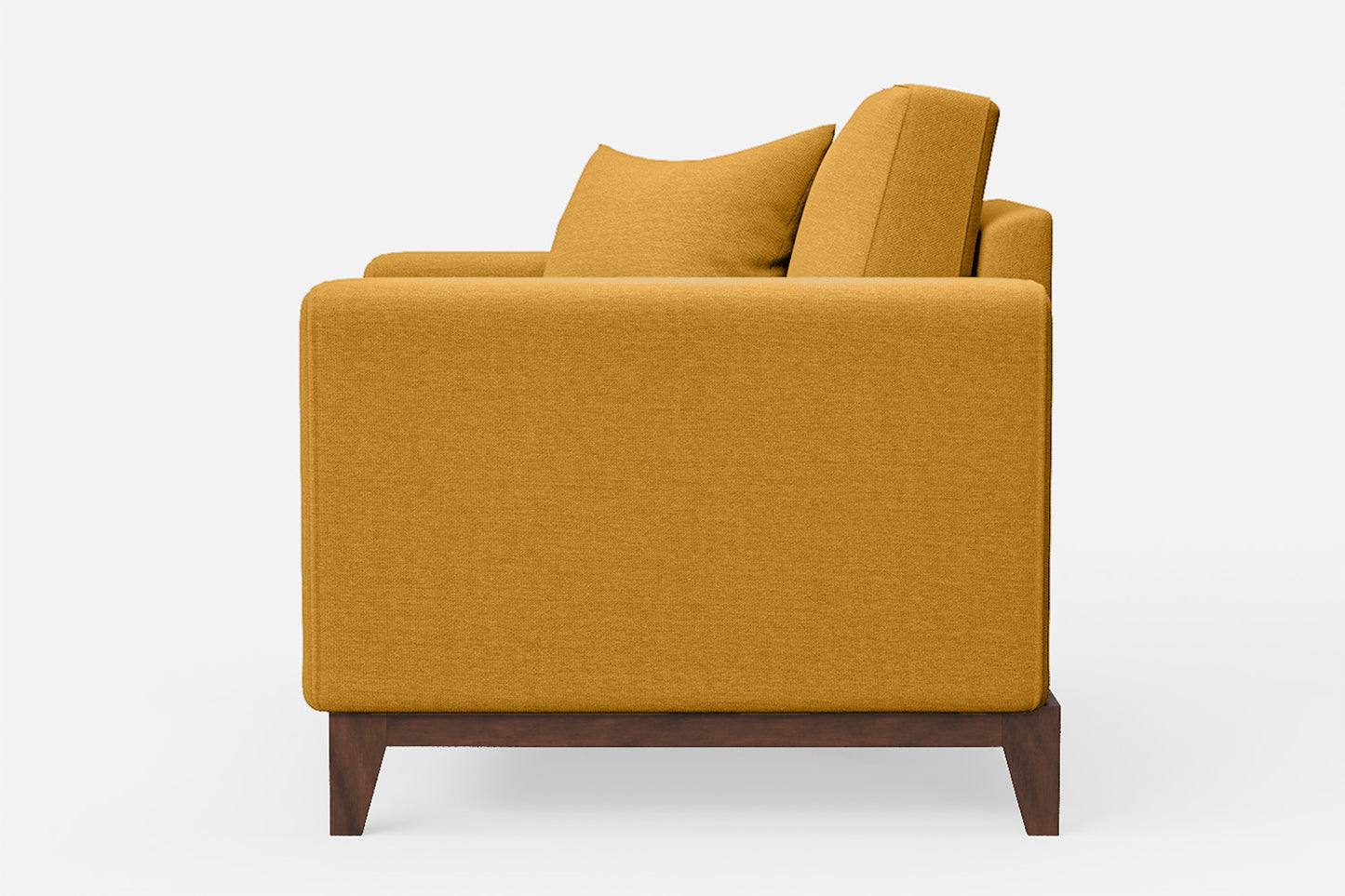 Lucca Armchair Yellow Linen Fabric