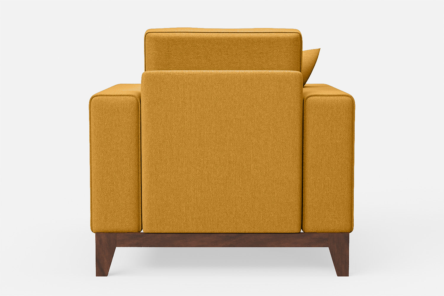 Lucca Armchair Yellow Linen Fabric