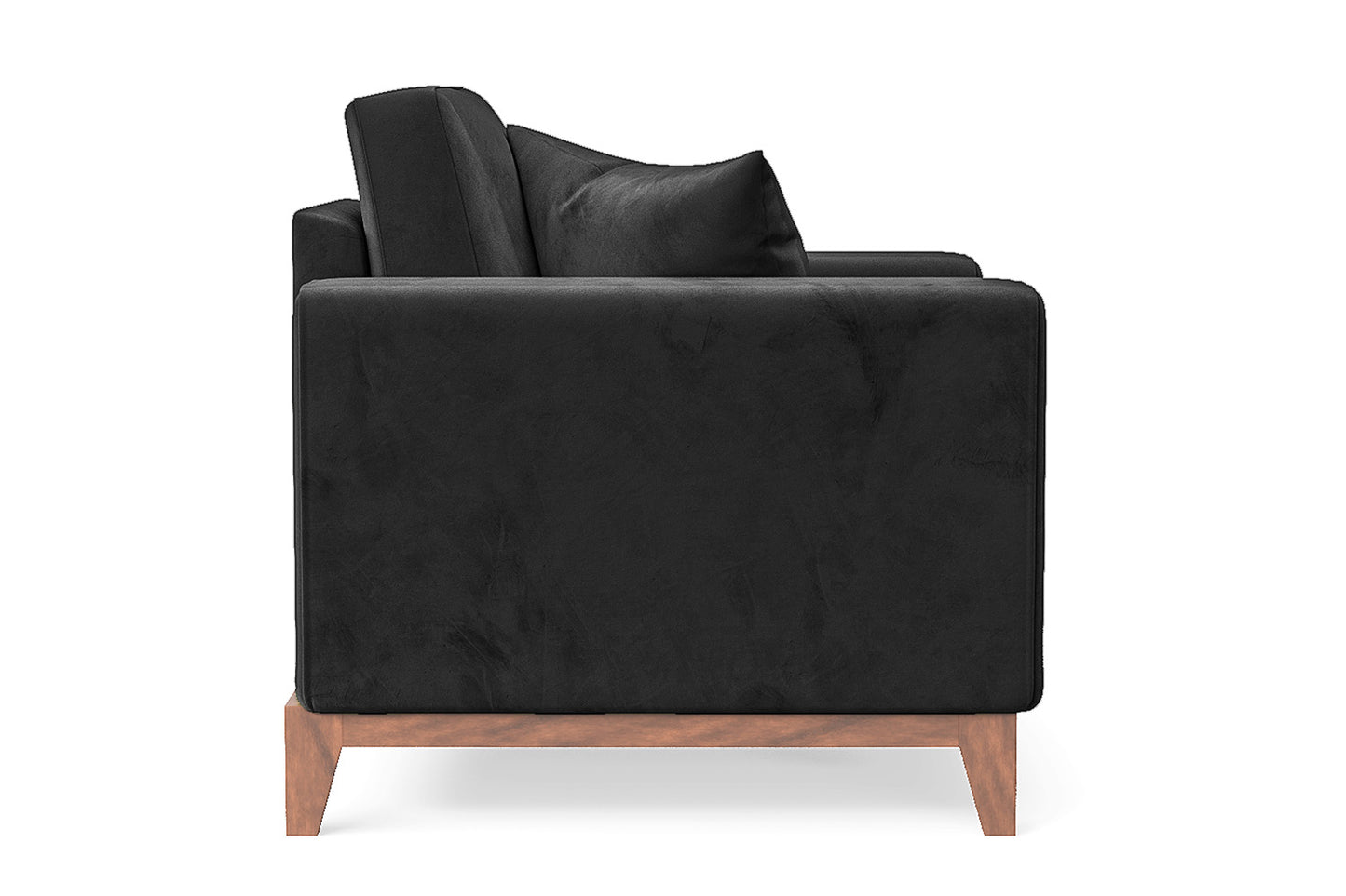 Lucca Armchair Black Velvet