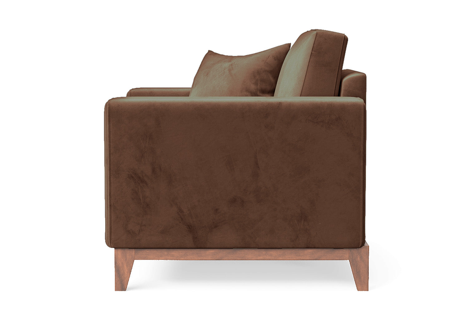 Lucca Armchair Coffee Brown Velvet