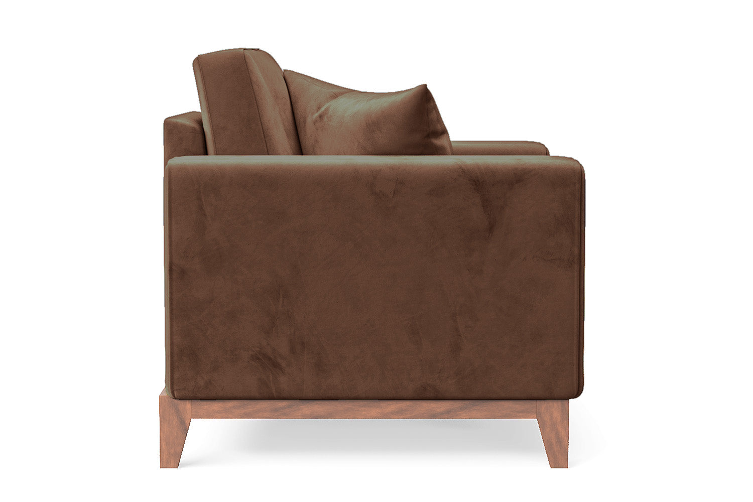 Lucca Armchair Coffee Brown Velvet