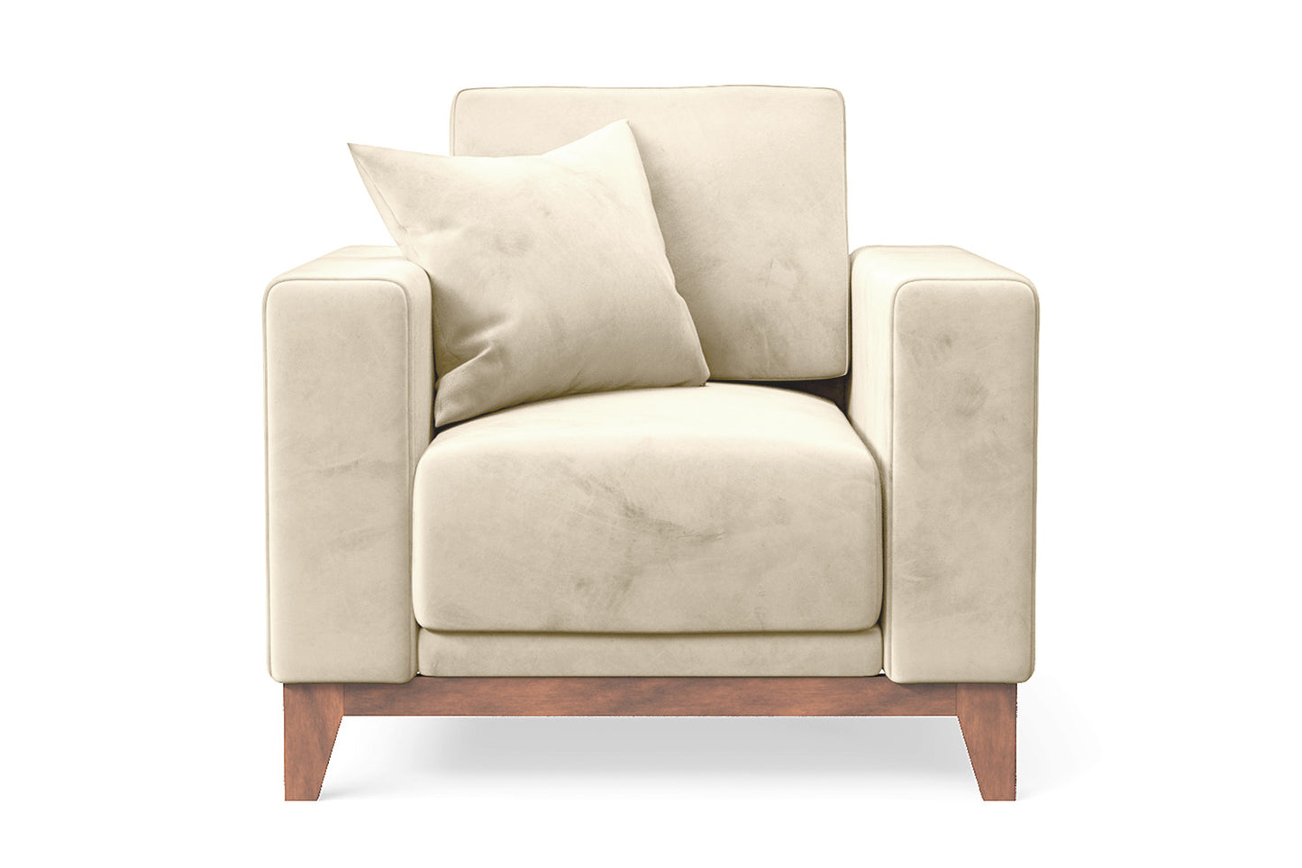 Lucca Armchair Cream Velvet