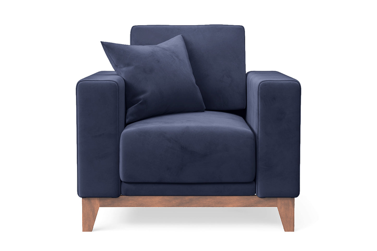 Lucca Armchair Dark Blue Velvet