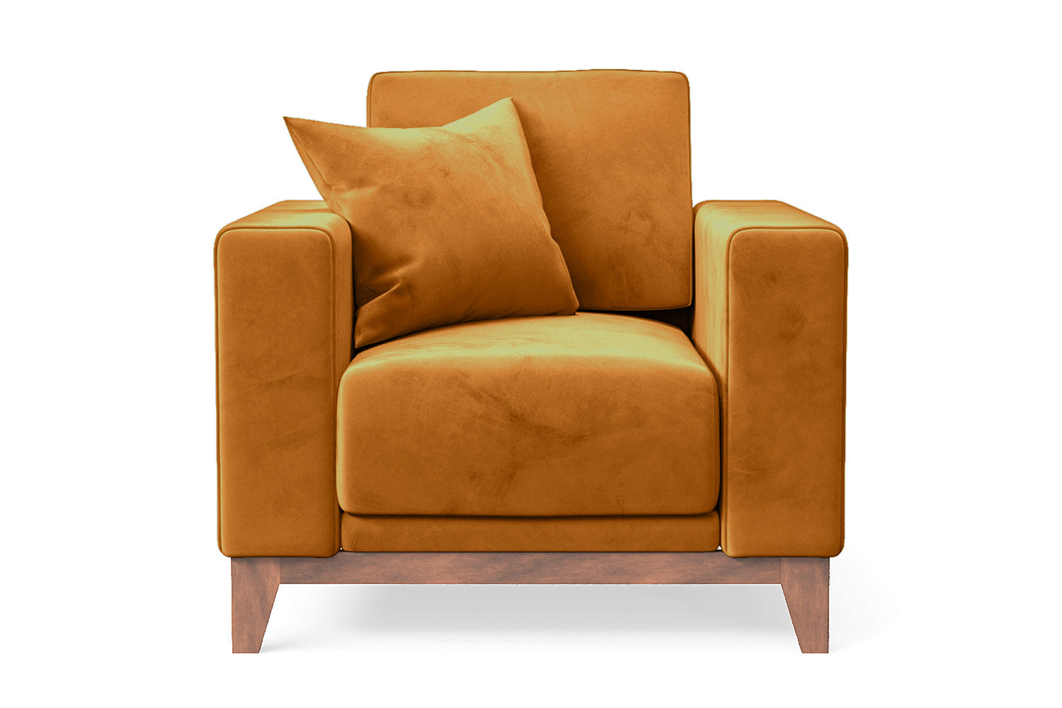 Lucca Armchair Gold Velvet