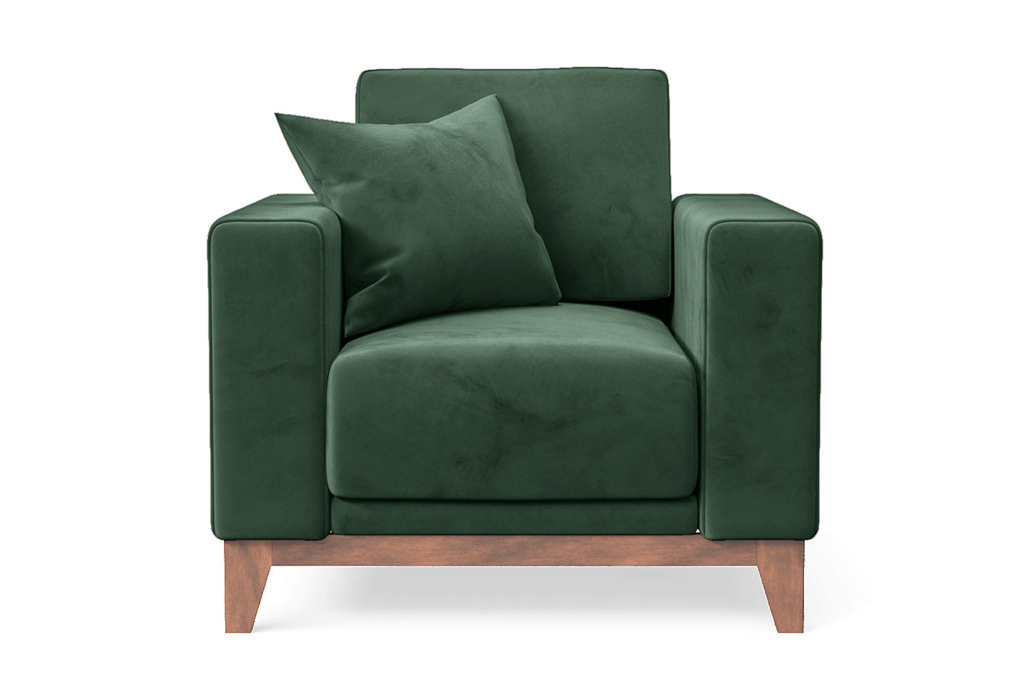 Lucca Armchair Green Velvet