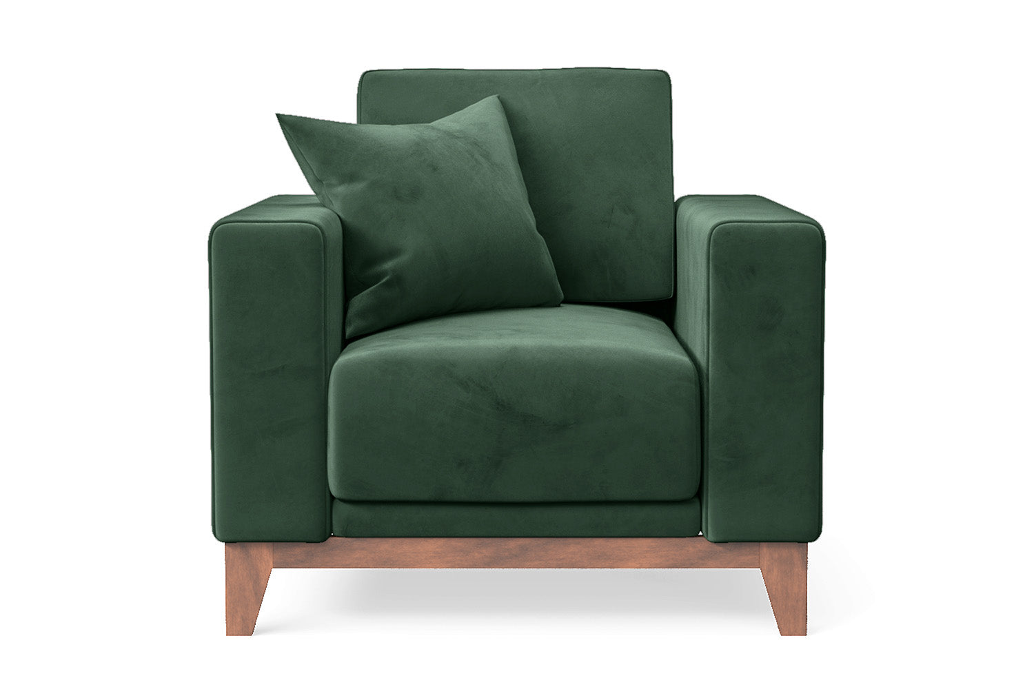 Lucca Armchair Green Velvet