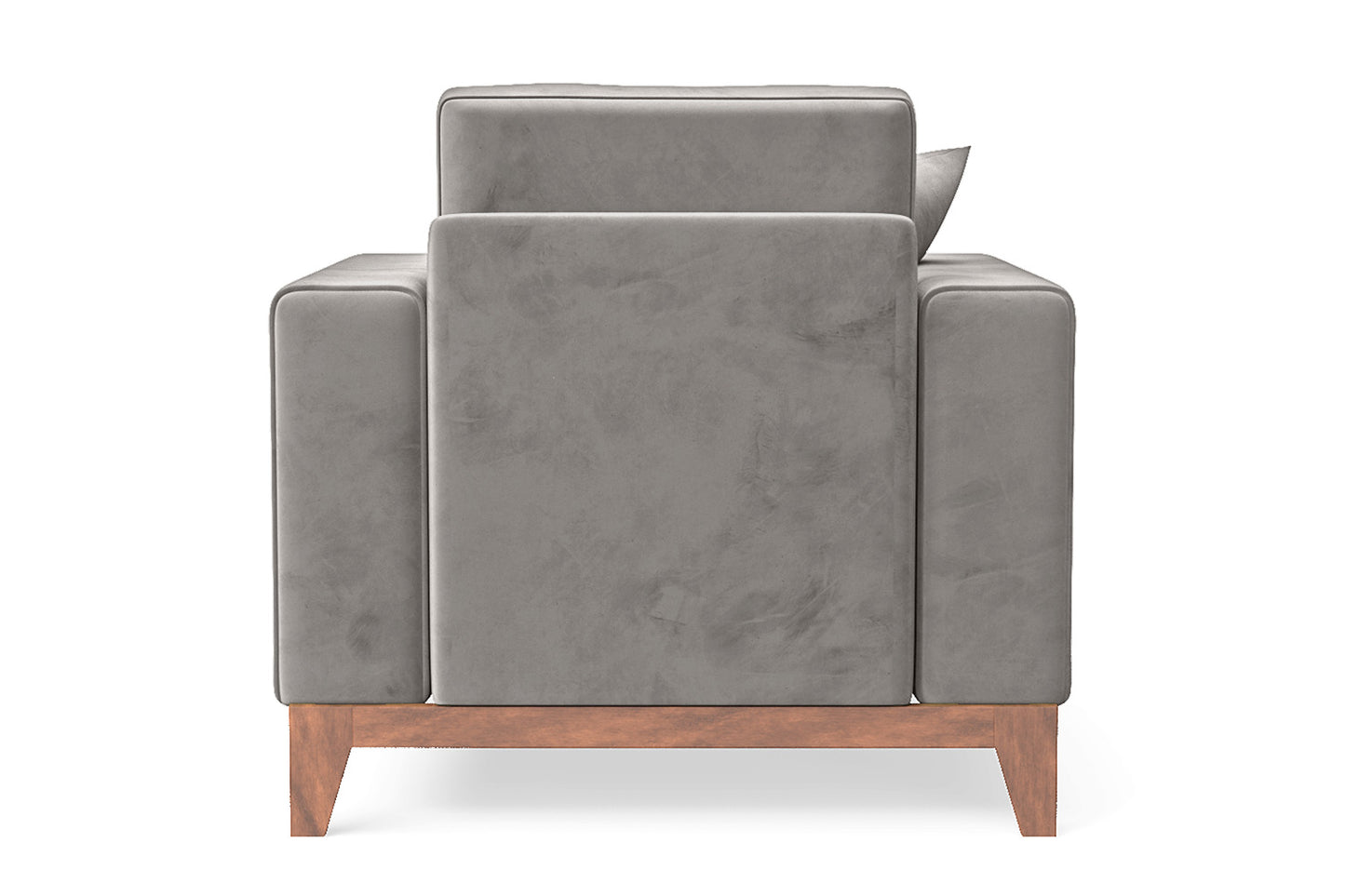 Lucca Armchair Grey Velvet