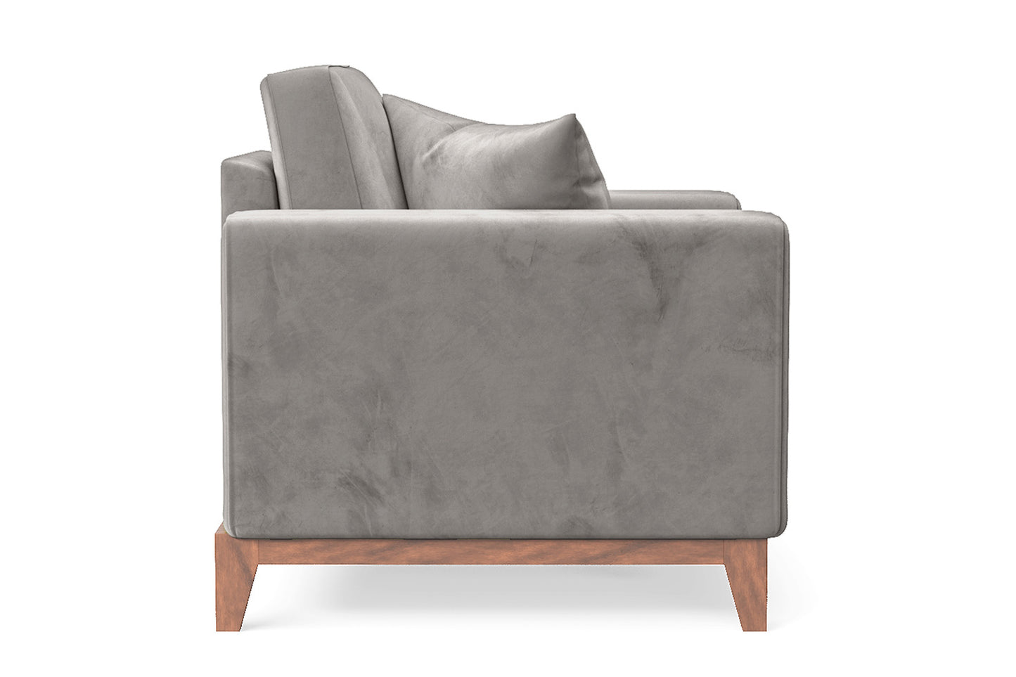 Lucca Armchair Grey Velvet