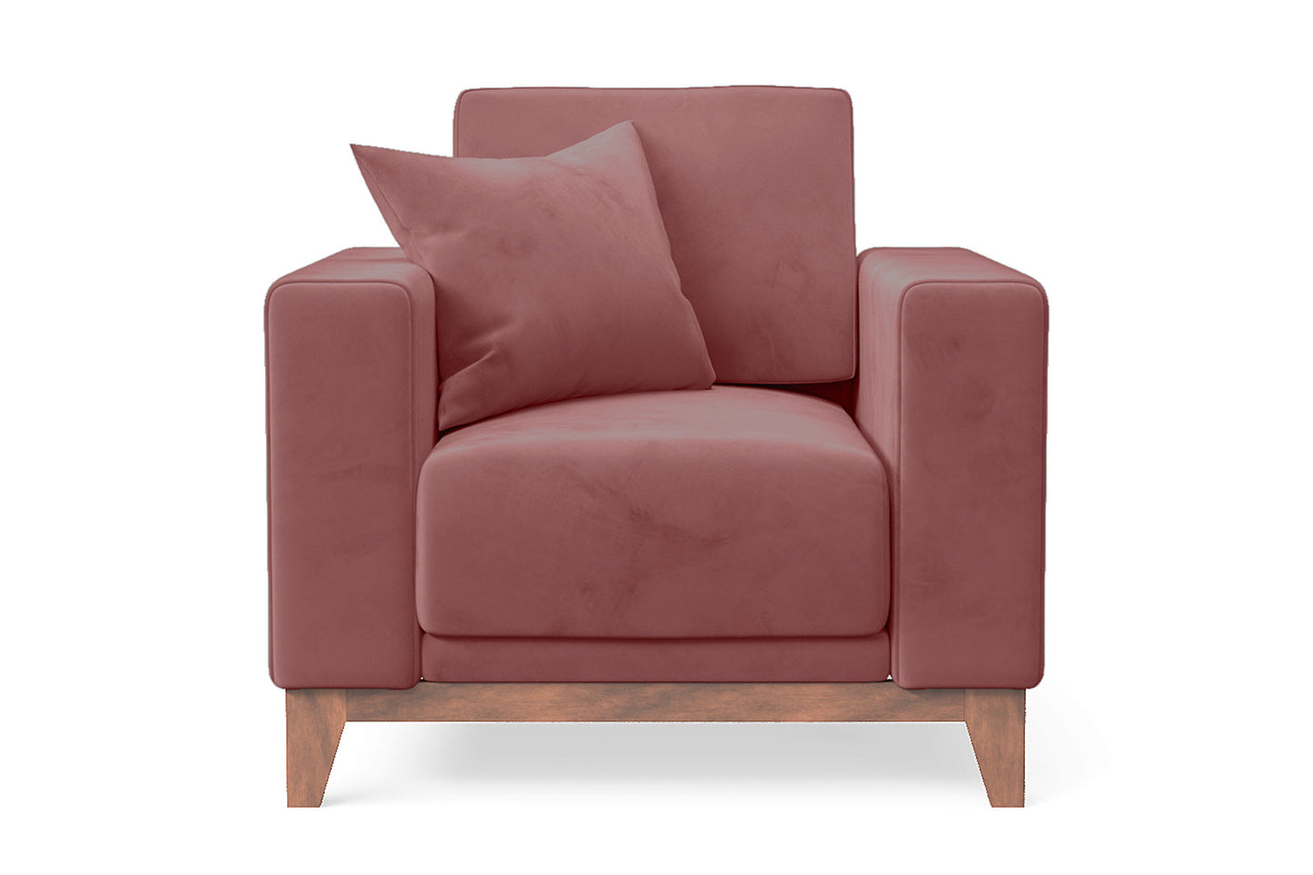 Lucca Armchair Pink Velvet