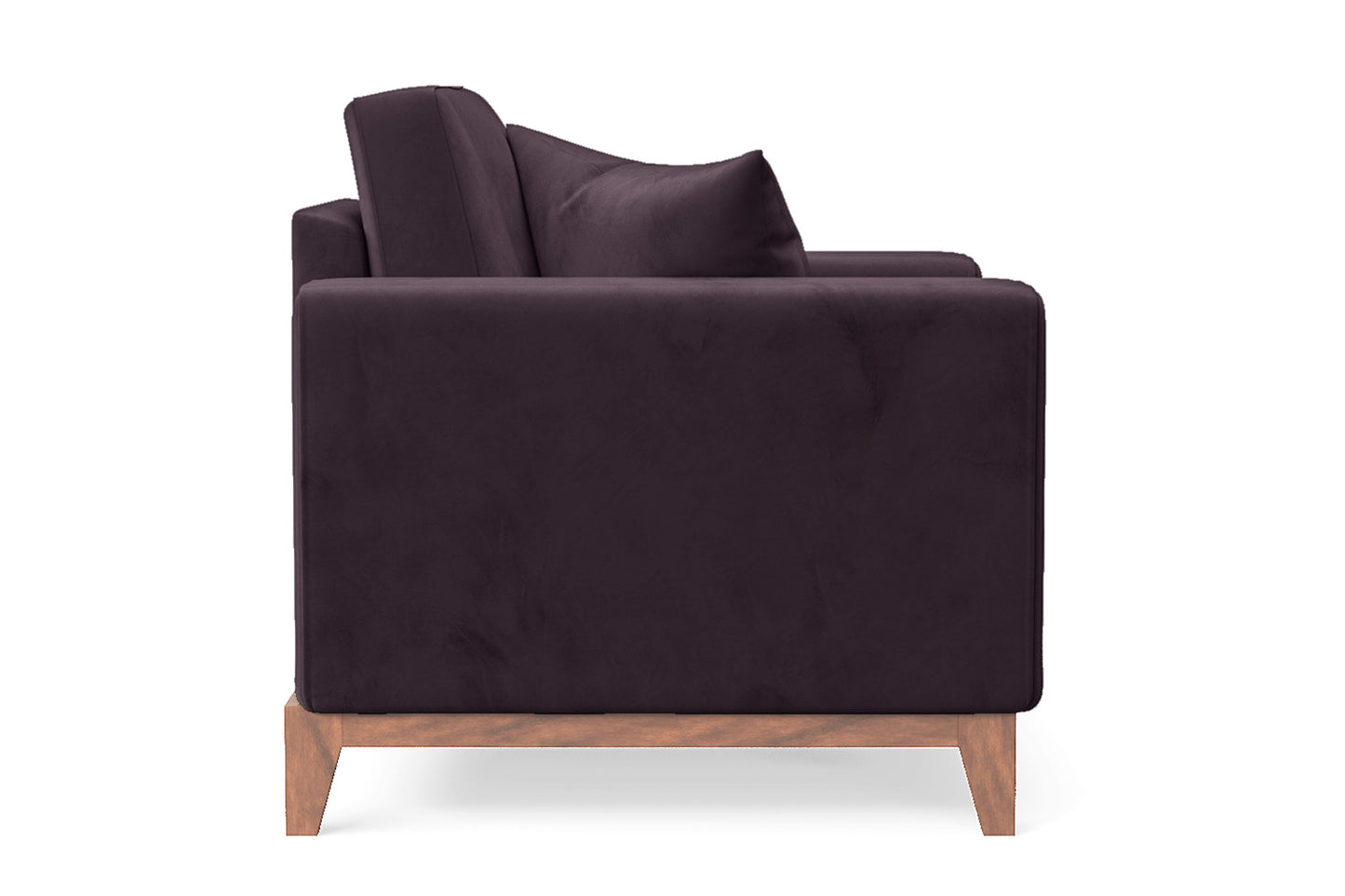 Lucca Armchair Purple Velvet