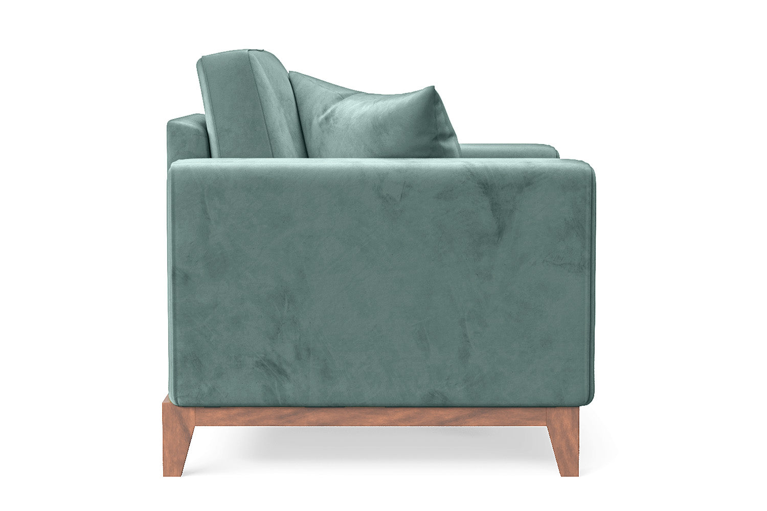 Lucca Armchair Teal Velvet