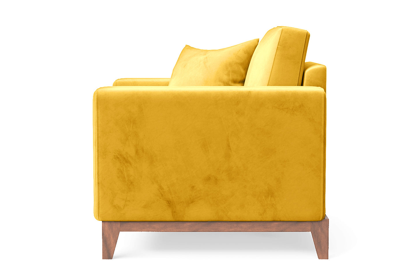 Lucca Armchair Yellow Velvet