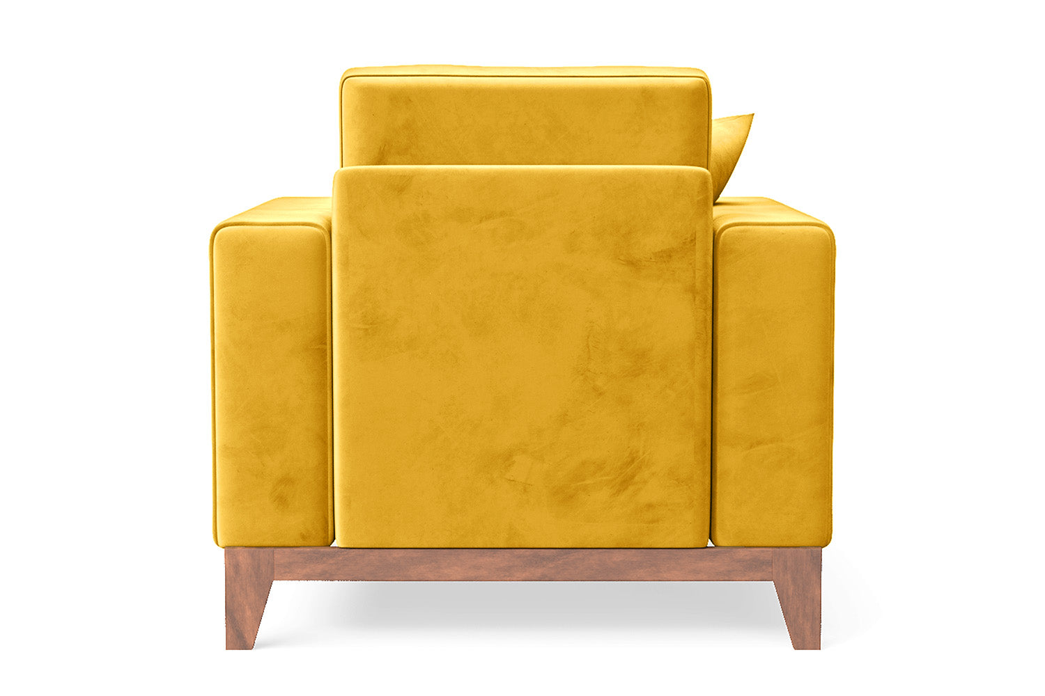 Lucca Armchair Yellow Velvet