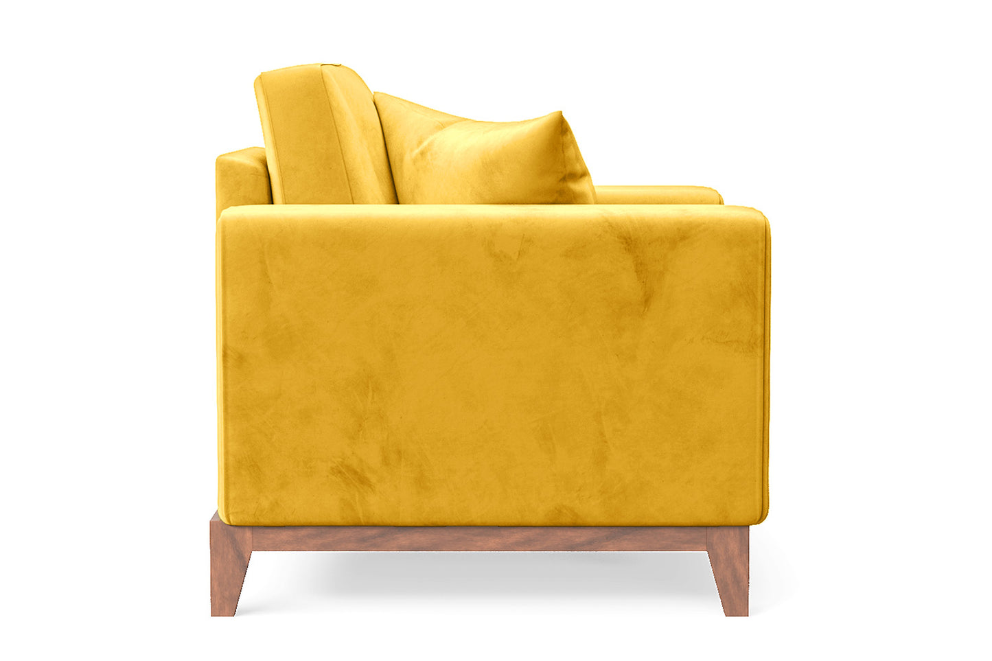 Lucca Armchair Yellow Velvet