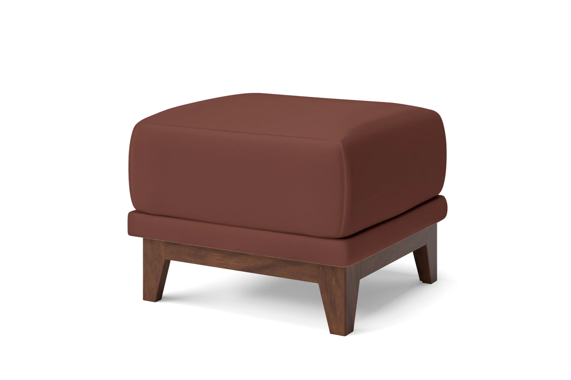 Lucca Ottoman Mauve Leather