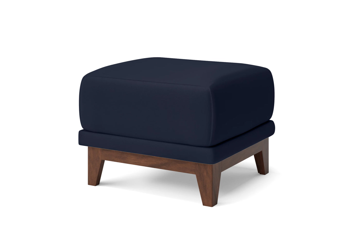 Lucca Ottoman Spruce Leather