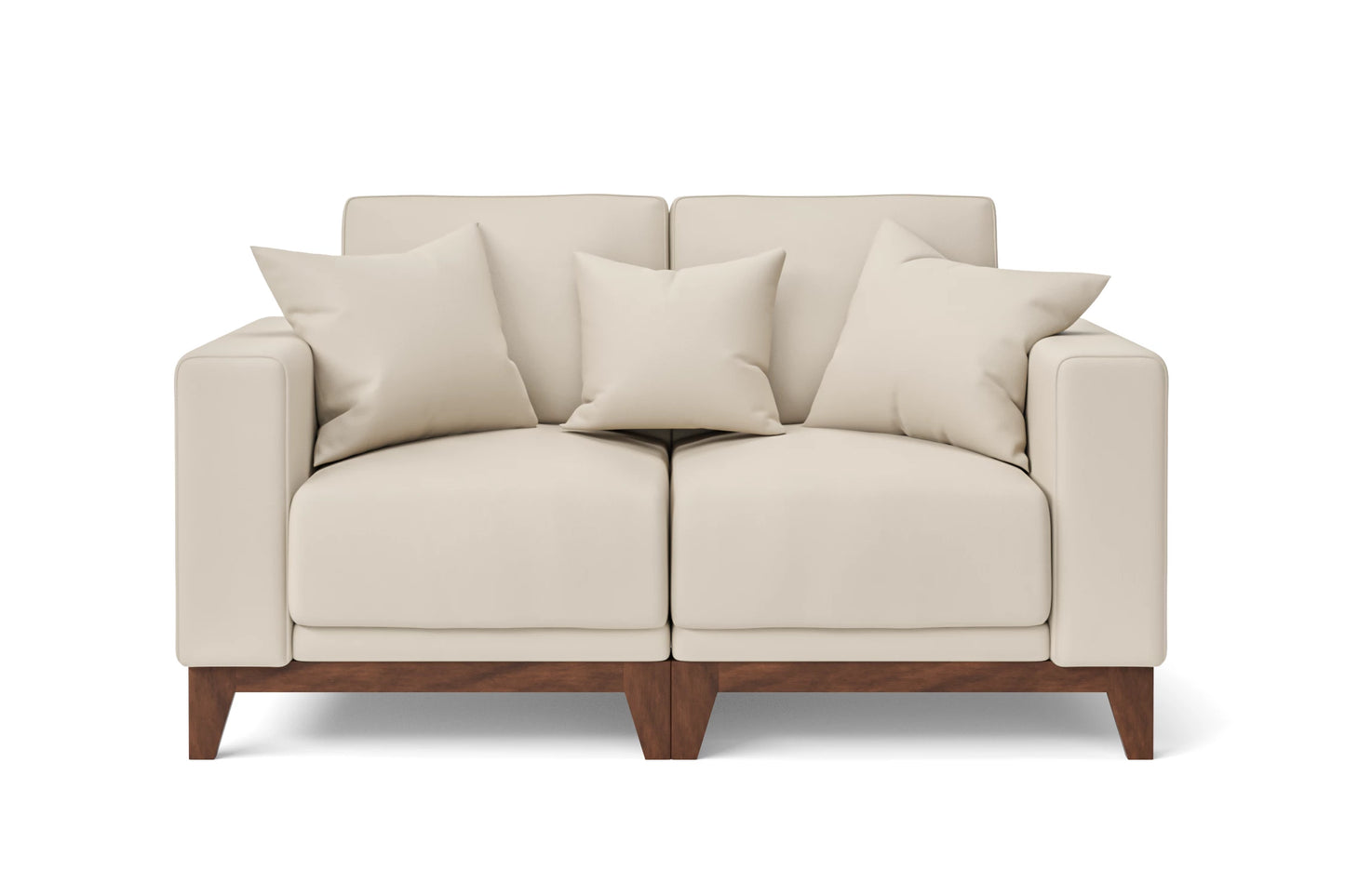 Lucca 2 Seater Sofa Cream Leather